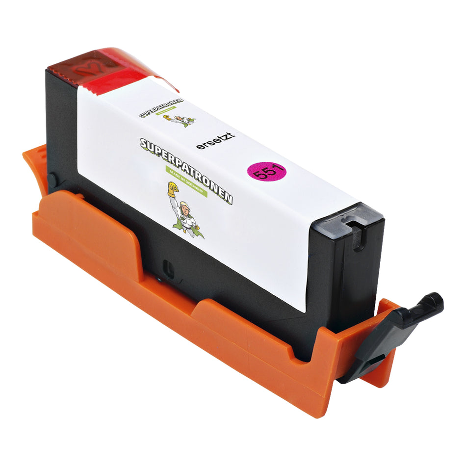 Kompatibel für Canon 6510B001 / CLI-551 M Tintenpatrone magenta, 740 Seiten, Inhalt 9 ml