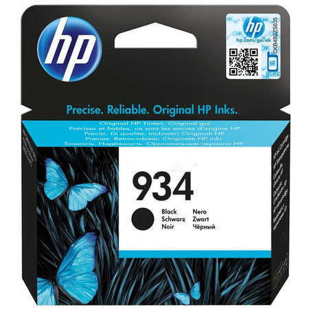 Original HP C2P19AE / 934 Tintenpatrone schwarz, 400 Seiten, Inhalt 10 ml