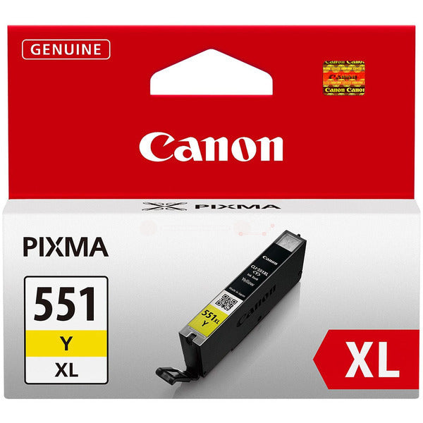 Original Canon 6446B001 / CLI-551 YXL Tintenpatrone gelb High-Capacity, 695 Seiten, Inhalt 11 ml