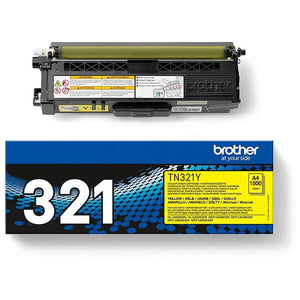 Original Brother TN-321Y Toner gelb · 1.500 Seiten