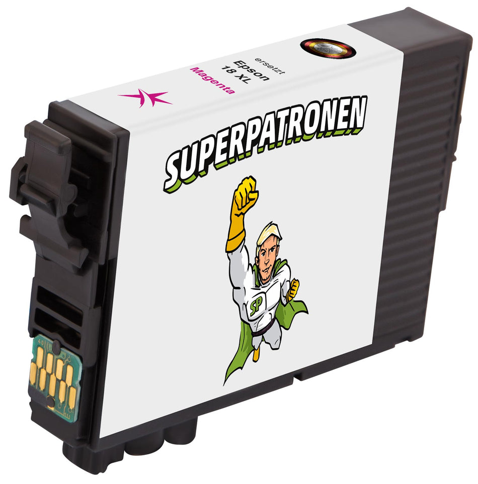 Kompatibel für Epson C13T18134010 / 18XL Tintenpatrone magenta, 450 Seiten, Inhalt 8 ml