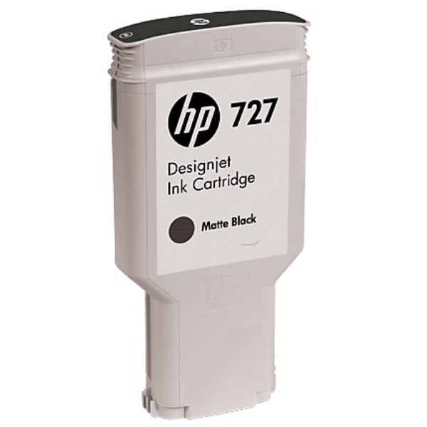 Original HP C1Q12A / 727 Tintenpatrone schwarz matt, Inhalt 300 ml