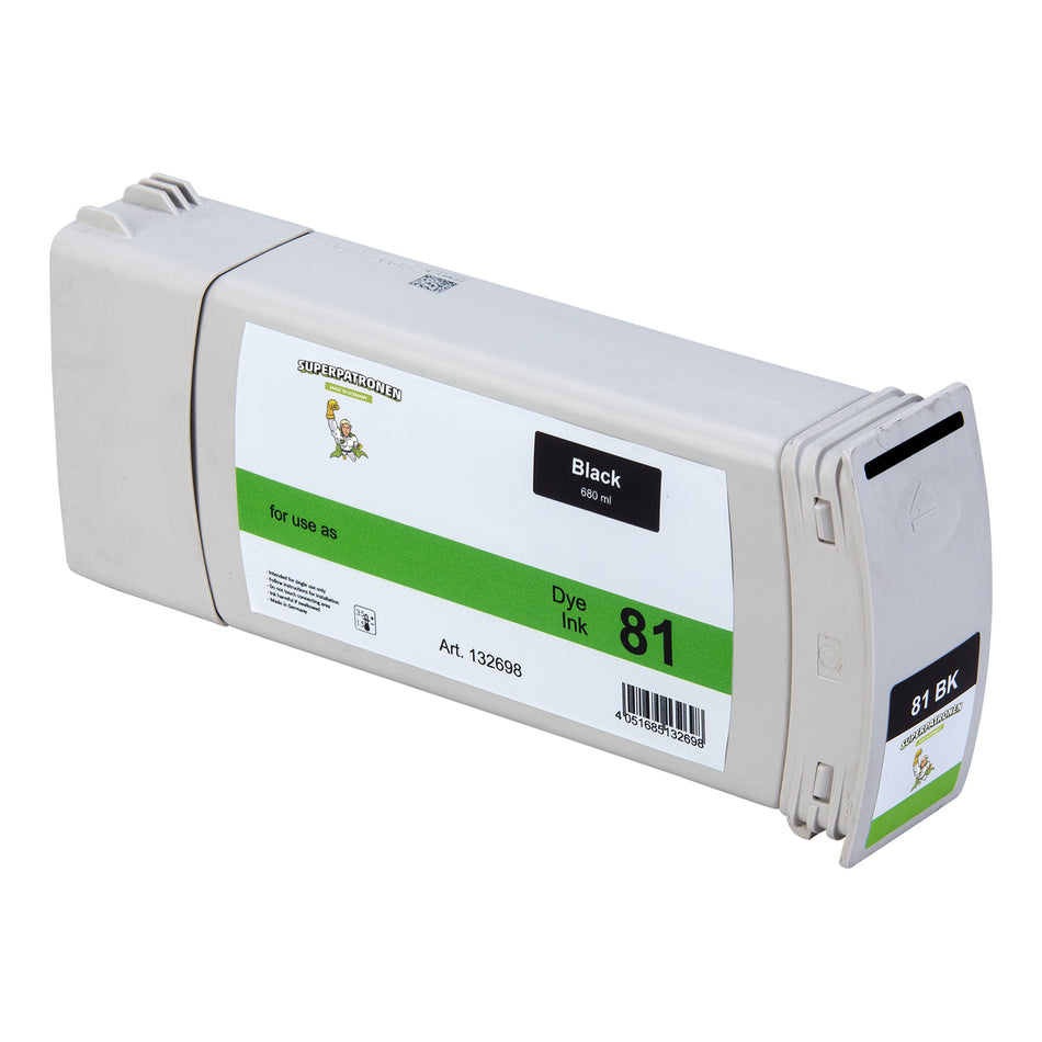 Kompatibel für HP C9370A / 72 Tintenpatrone schwarz foto, Inhalt 130 ml