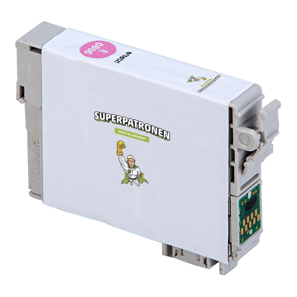 Kompatibel für Epson C13T08064011 / T0806 Tintenpatrone magenta hell, 520 Seiten, Inhalt 7,5 ml