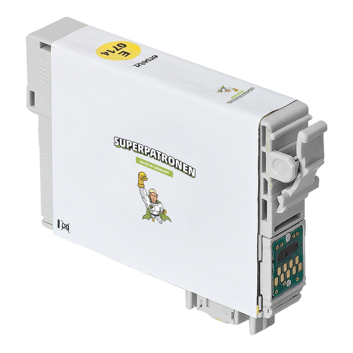 Kompatibel für Epson C13T07144011 / T0714 Tintenpatrone gelb, 415 Seiten, Inhalt 7,5 ml