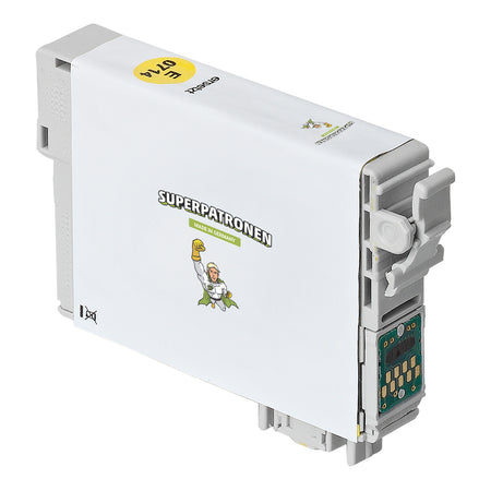 Kompatibel für Epson C13T07144011 / T0714 Tintenpatrone gelb, 415 Seiten, Inhalt 7,5 ml