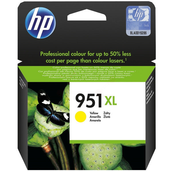 Original HP CN048AE / 951XL Tintenpatrone gelb High-Capacity, 1.500 Seiten, Inhalt 17 ml