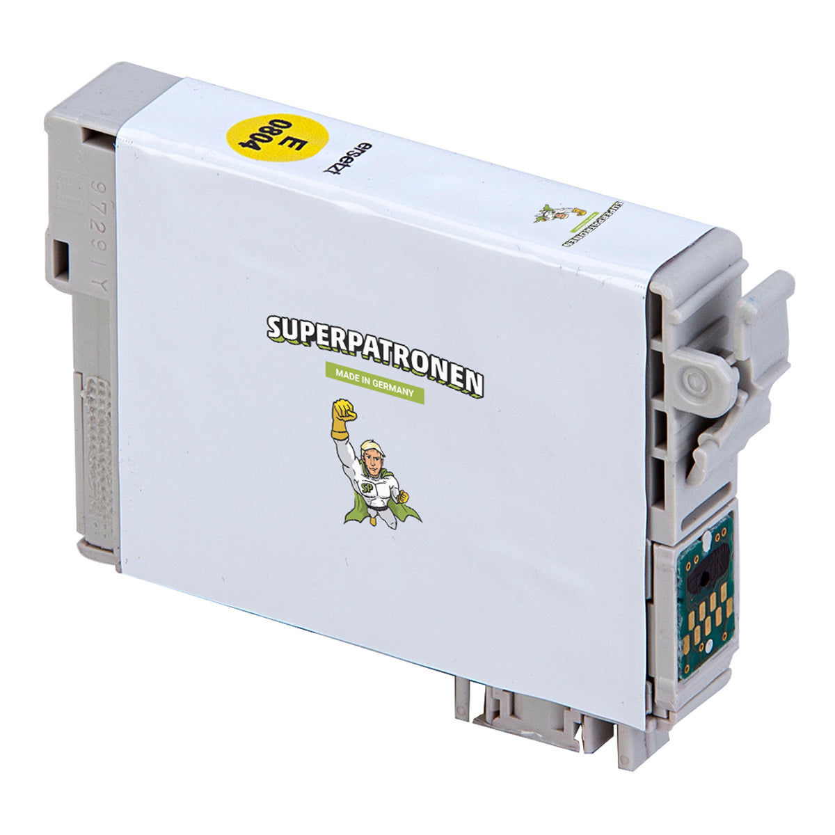 Kompatibel für Epson C13T08044011 / T0804 Tintenpatrone gelb, 620 Seiten, Inhalt 7,5 ml