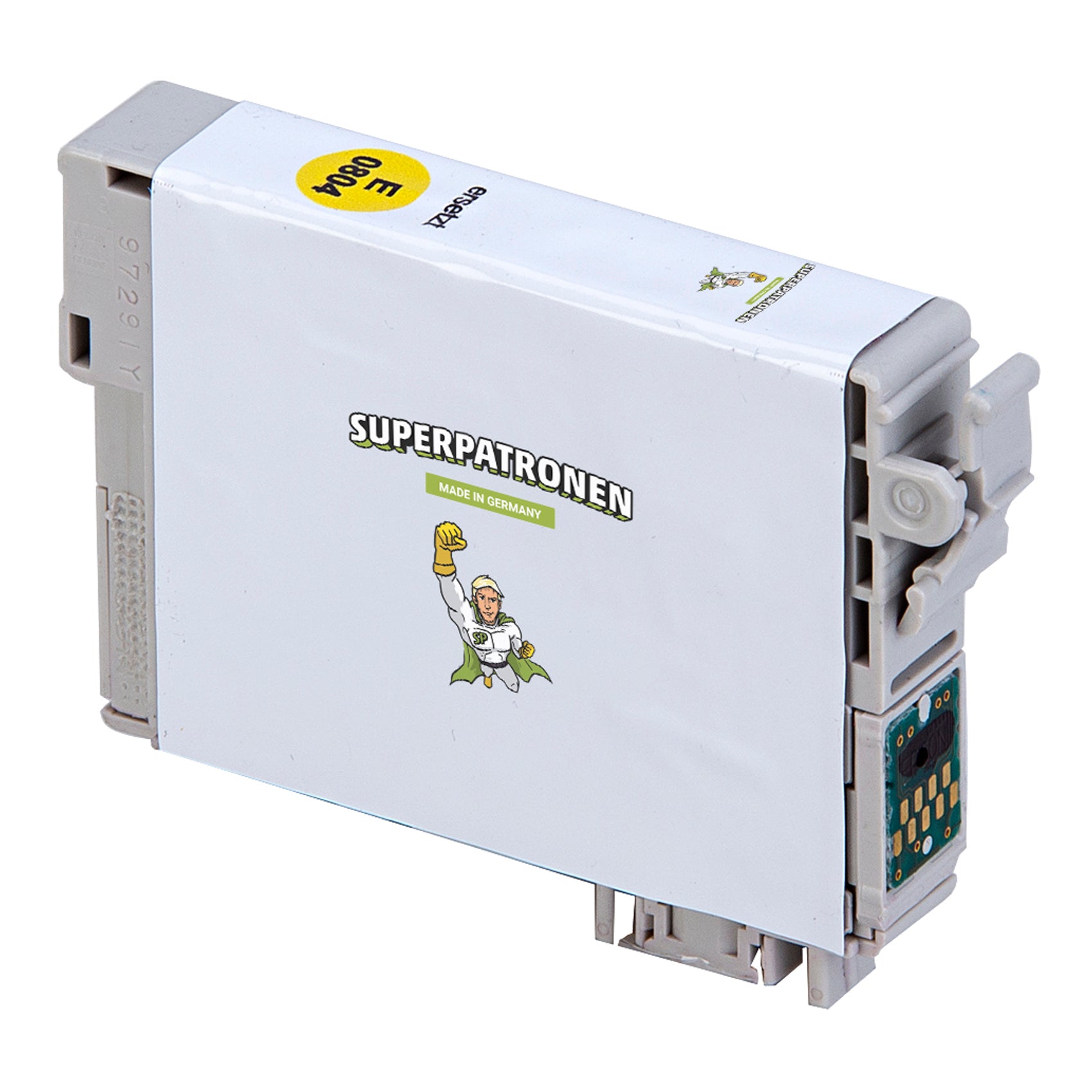 Kompatibel für Epson C13T08044011 / T0804 Tintenpatrone gelb, 620 Seiten, Inhalt 7,5 ml