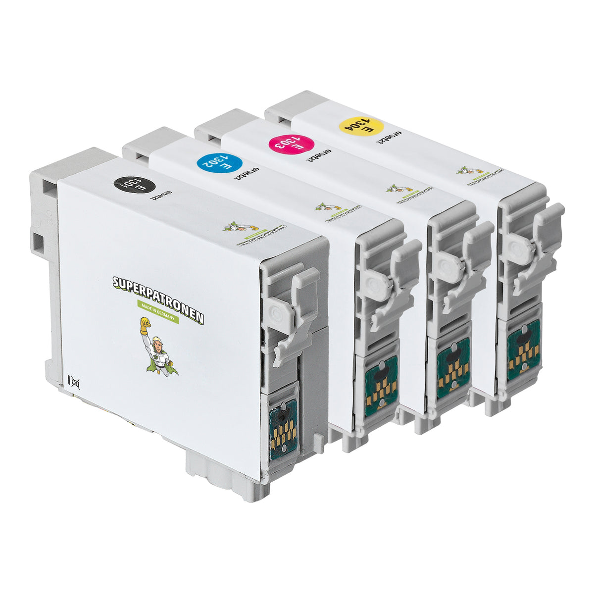 Kompatibel für Epson C13T13064010 / T1306 Tintenpatrone MultiPack C,M,Y XL, Inhalt 33ml + 3x11ml