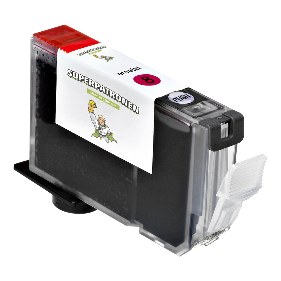 Kompatibel für Canon 0622B001 / CLI-8 M Tintenpatrone magenta, 475 Seiten, Inhalt 13 ml