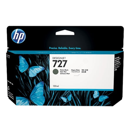 Original HP B3P22A / 727 Tintenpatrone schwarz matt, Inhalt 130 ml
