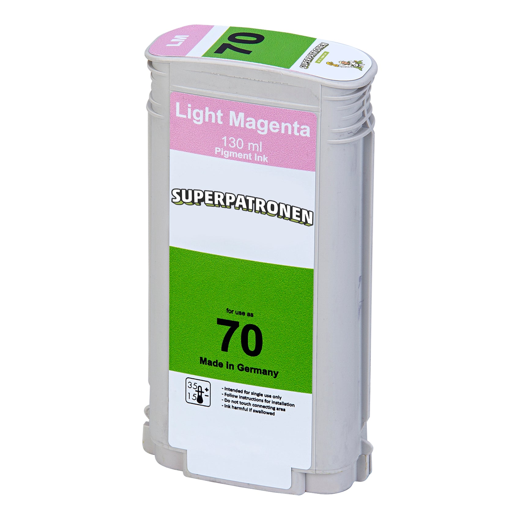Kompatibel für HP C9372A / 72 Tintenpatrone magenta, Inhalt 130 ml