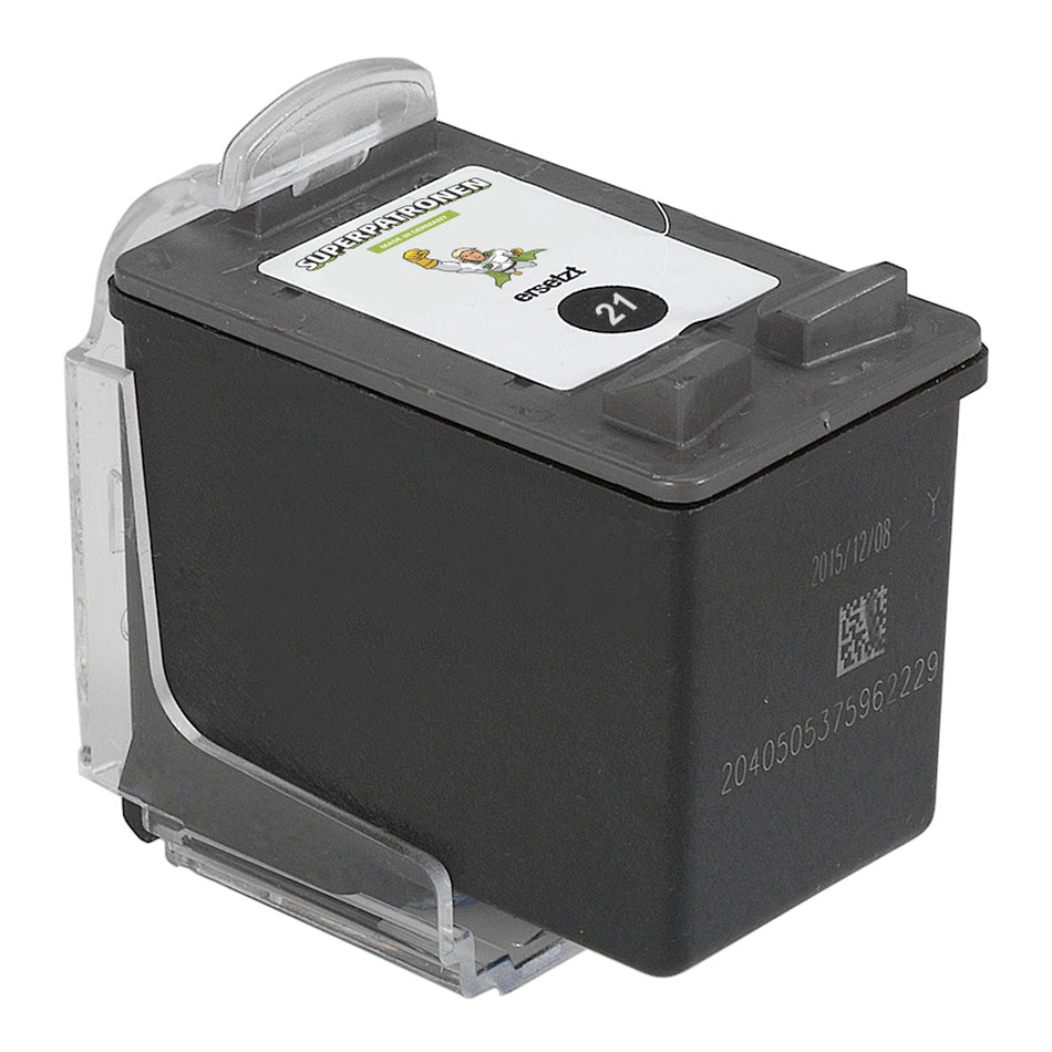 Kompatibel für HP C9351AE / 21 Druckkopfpatrone schwarz, 475 Seiten, Inhalt 21 ml