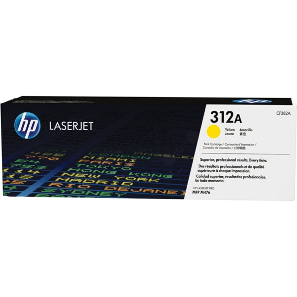 Original HP CF382A / 312A Tonerkartusche gelb, 2.700 Seiten