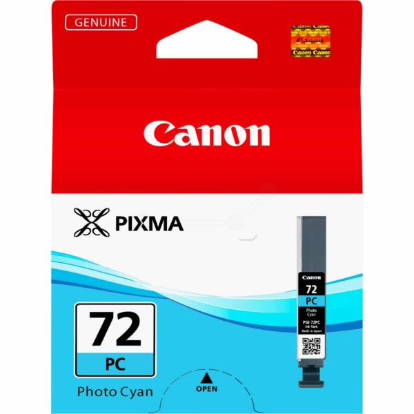 Original Canon 6407B001 / PGI-72 PC Tintenpatrone cyan hell, Inhalt 14 ml