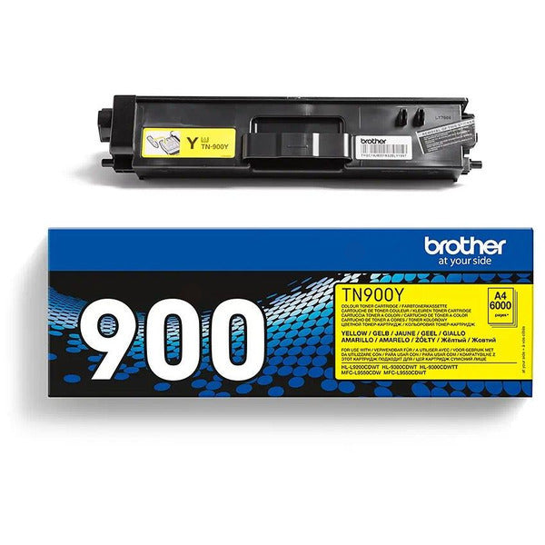 Original Brother TN-900Y Toner-Kit gelb, 6.000 Seiten