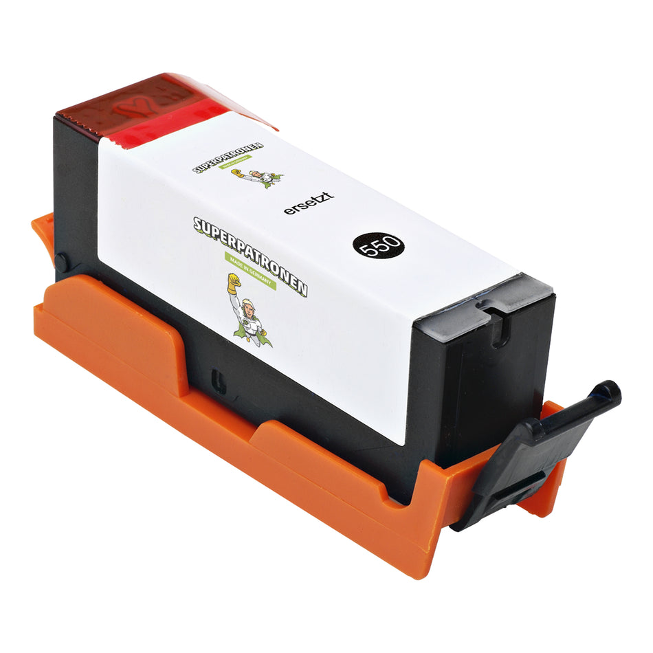 Kompatibel für Canon 6496B001 / PGI-550 PGBK Tintenpatrone schwarz pigmentiert, 535 Seiten, Inhalt 17 ml