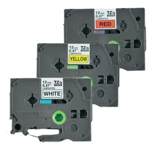 Original Brother TZE-31M3 DirectLabel MultiPack TZE-231/431/631 12mm x 8m, Inhalt VE=3