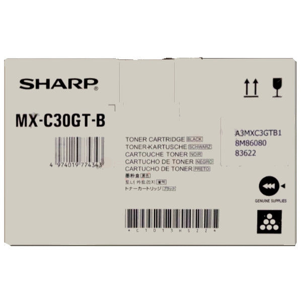 Original Sharp MXC-30GTB Toner-Kit schwarz, 6.000 Seiten