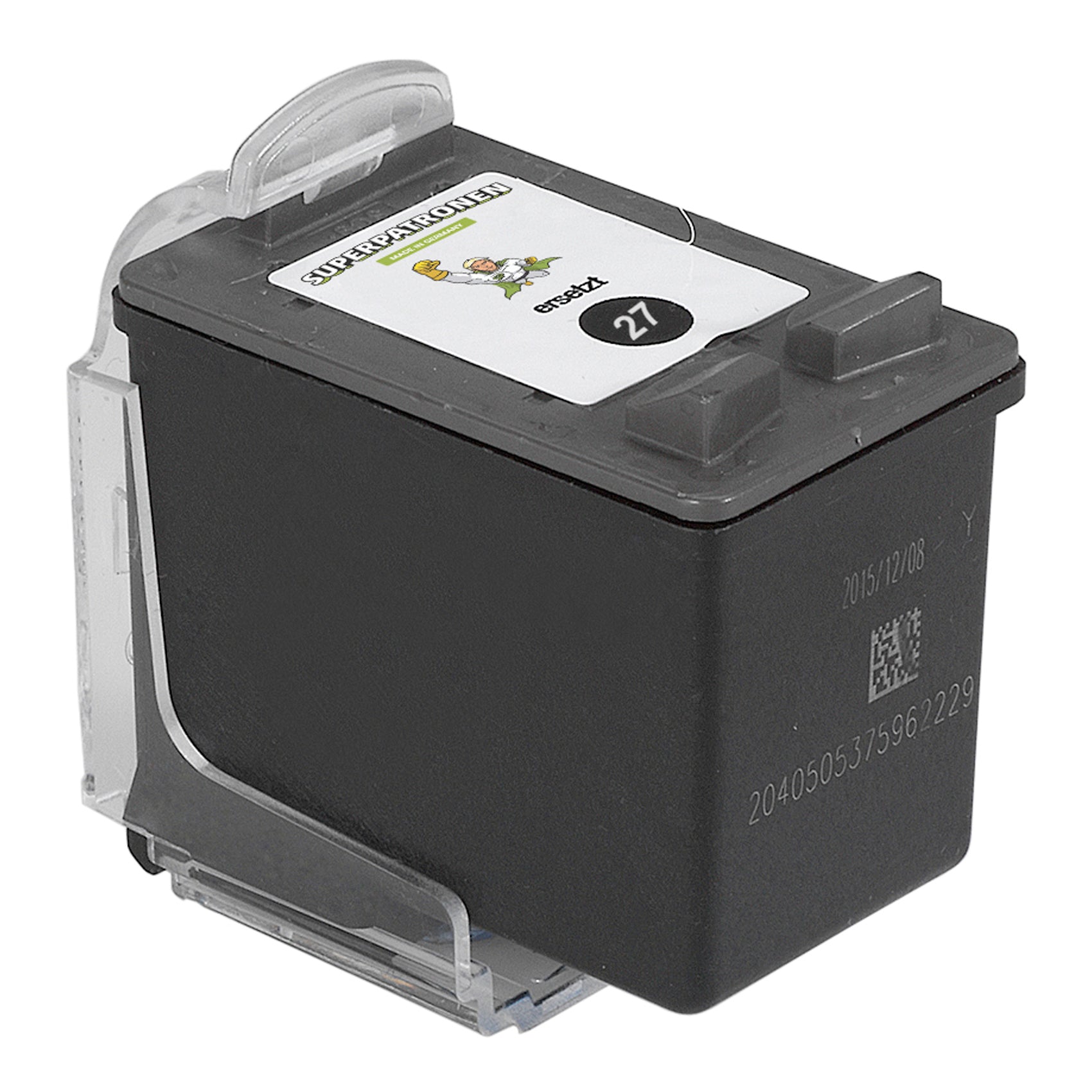 Kompatibel für HP C8727AE / 27 Druckkopfpatrone schwarz, 490 Seiten, Inhalt 19 ml