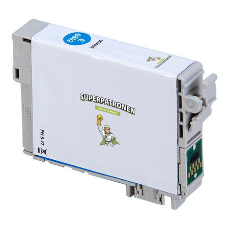 Kompatibel für Epson C13T08024011 / T0802 Tintenpatrone cyan, 435 Seiten, Inhalt 7,5 ml