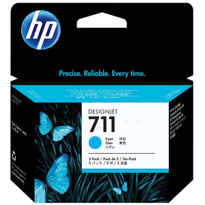 Original HP 711 / CZ134A Tintenpatrone cyan