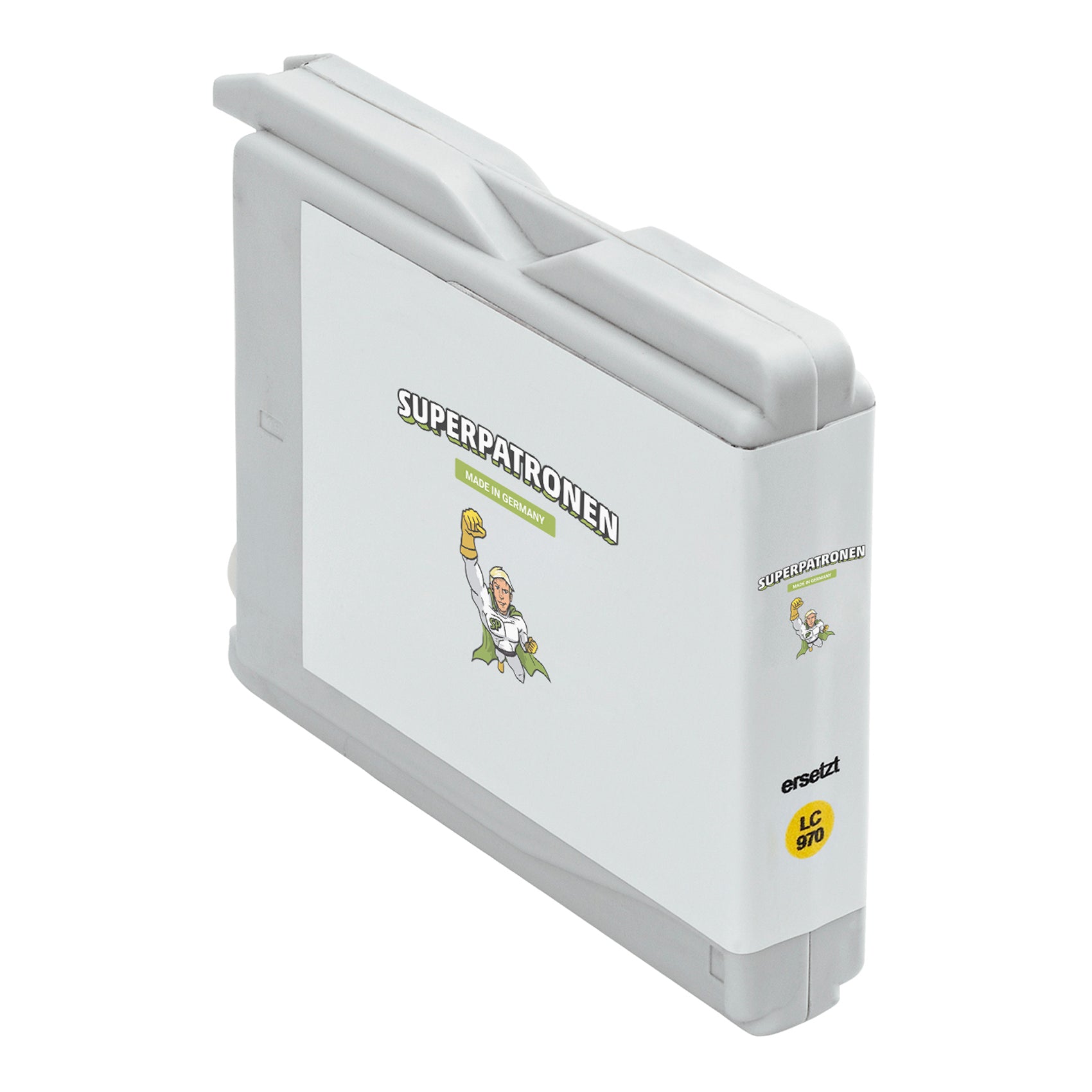 Kompatibel für Brother LC-1000Y,LC-970Y Tintenpatrone gelb, 900 Seiten, Inhalt 10 ml