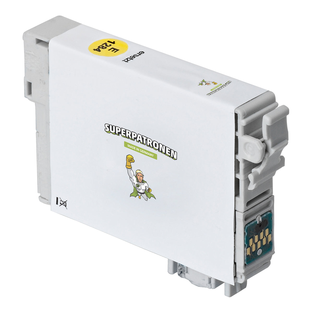 Kompatibel für Epson C13T12844011 / T1284 Tintenpatrone gelb, 225 Seiten, Inhalt 7,5 ml