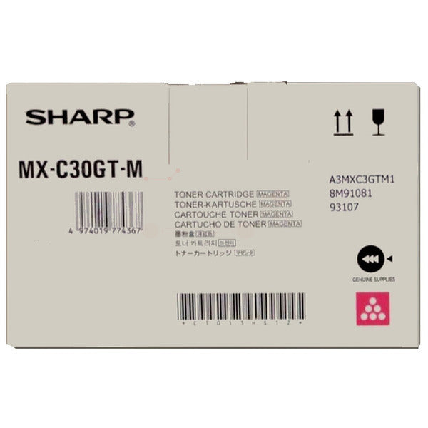 Original Sharp MXC-30GTM Toner-Kit magenta, 6.000 Seiten
