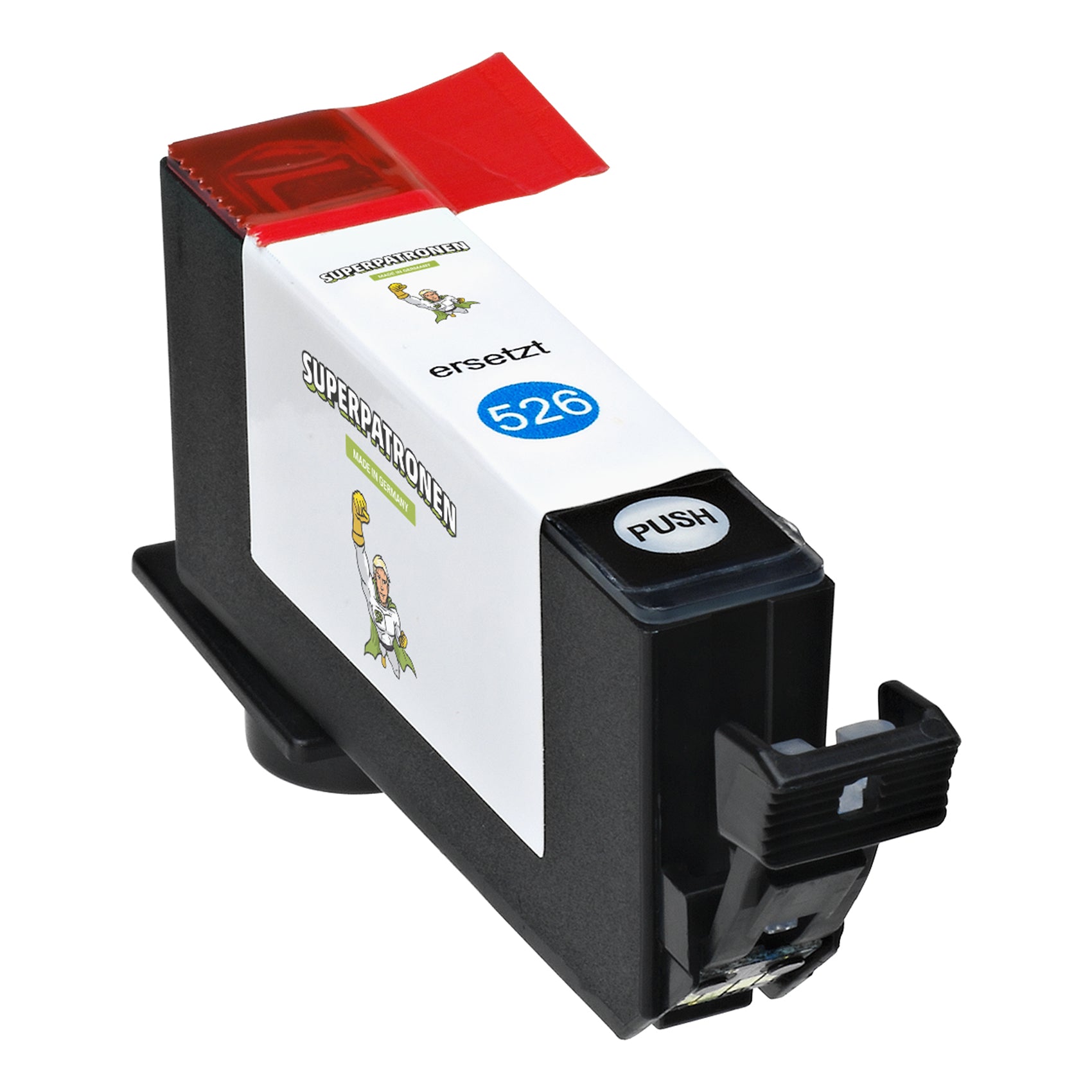 Kompatibel für Canon 4541B001 / CLI-526 C Tintenpatrone cyan, 460 Seiten, Inhalt 9 ml