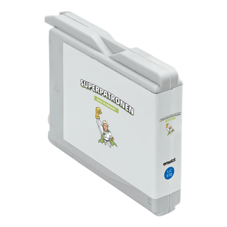 Kompatibel für Brother LC-1000C,LC-970C Tintenpatrone cyan, 900 Seiten, Inhalt 10 ml