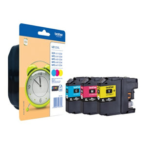Original Brother LC-125XL Tintenpatrone 3er-Set C,M,Y