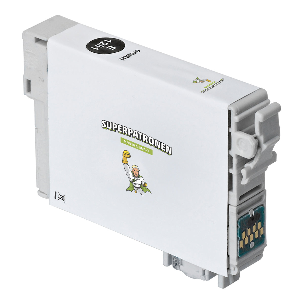 Kompatibel für Epson C13T12814011 / T1281 Tintenpatrone schwarz, 170 Seiten, Inhalt 7,5 ml