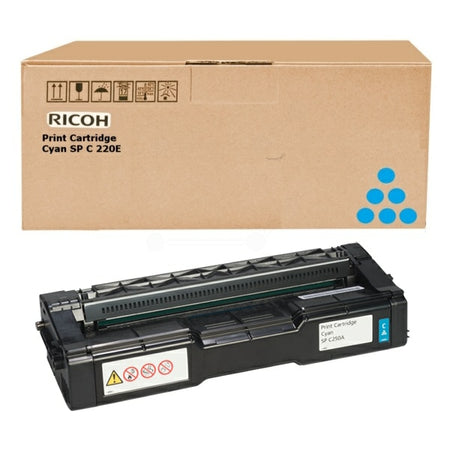 Original Ricoh 407544 Toner cyan, 1.600 Seiten