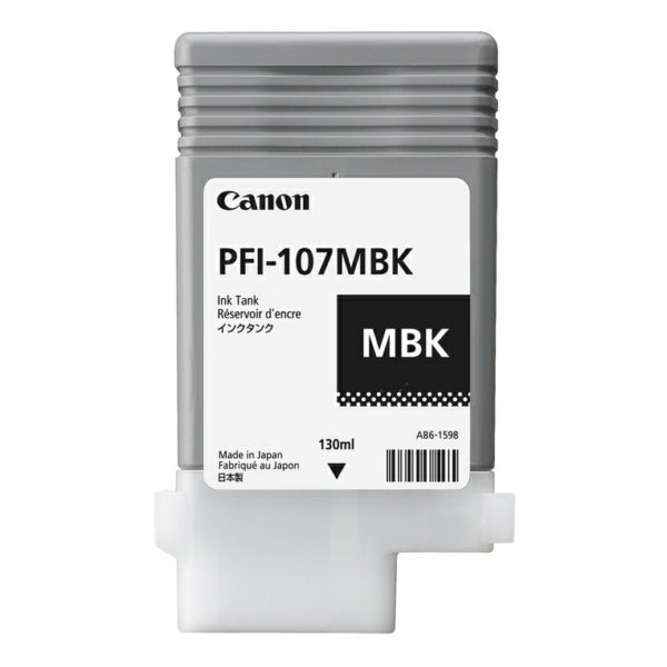 Original Canon 6704B001 / PFI-107 MBK Tintenpatrone schwarz matt, Inhalt 130 ml