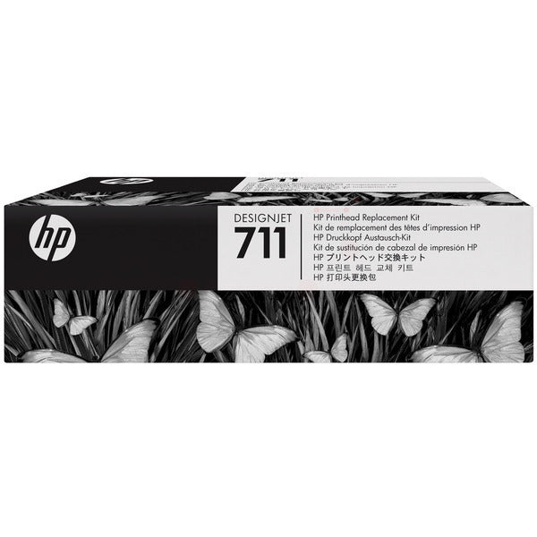 Original HP C1Q10A / 711 Druckkopf + Tintenpatrone Bk,C,M,Y, Inhalt 48 ml, VE=4