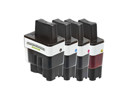Kompatibel für Brother LC-900VAL Tintenpatrone MultiPack Bk,C,M,Y, Inhalt 19ml + 3x12ml