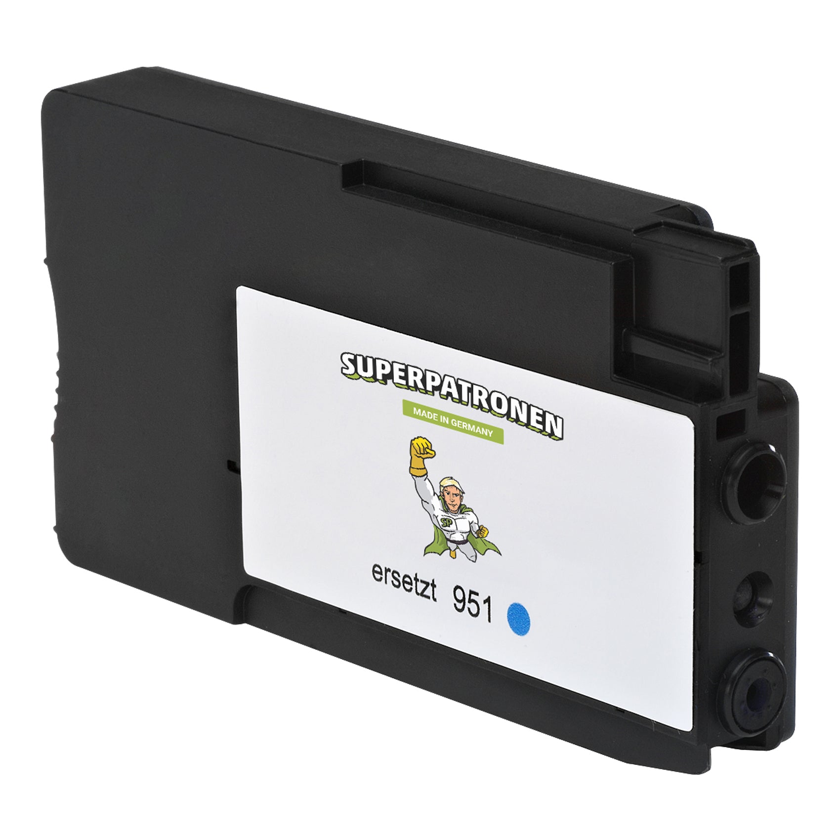 Kompatibel für HP CN046AE / 951XL Tintenpatrone cyan, 1.500 Seiten, Inhalt 23 ml