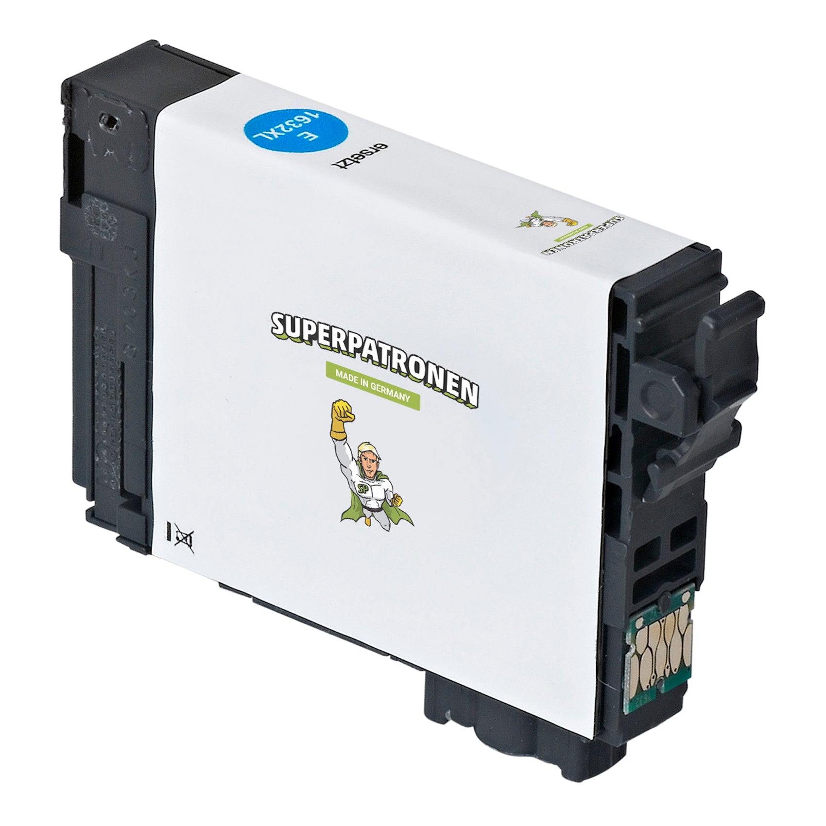 Kompatibel für Epson C13T16324010 / 16XL Tintenpatrone cyan XL, 450 Seiten, Inhalt 8 ml