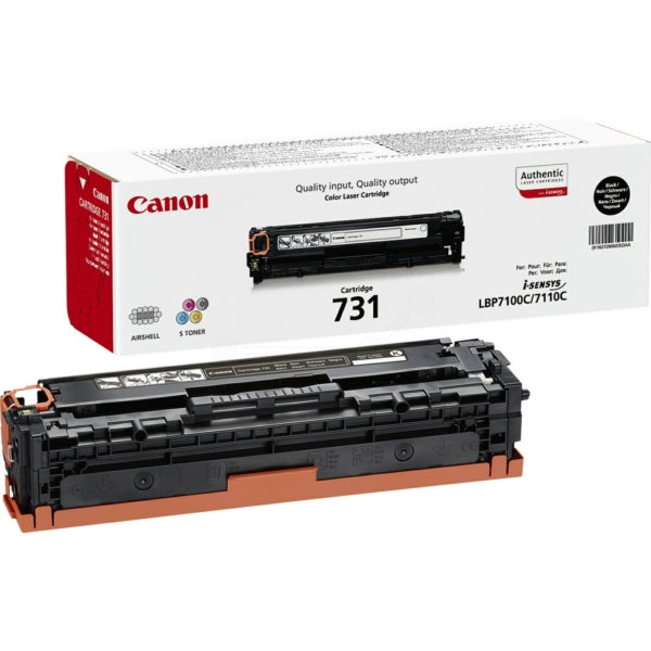 Original Canon 6272B002 / 731BK Tonerkartusche schwarz, 1.400 Seiten