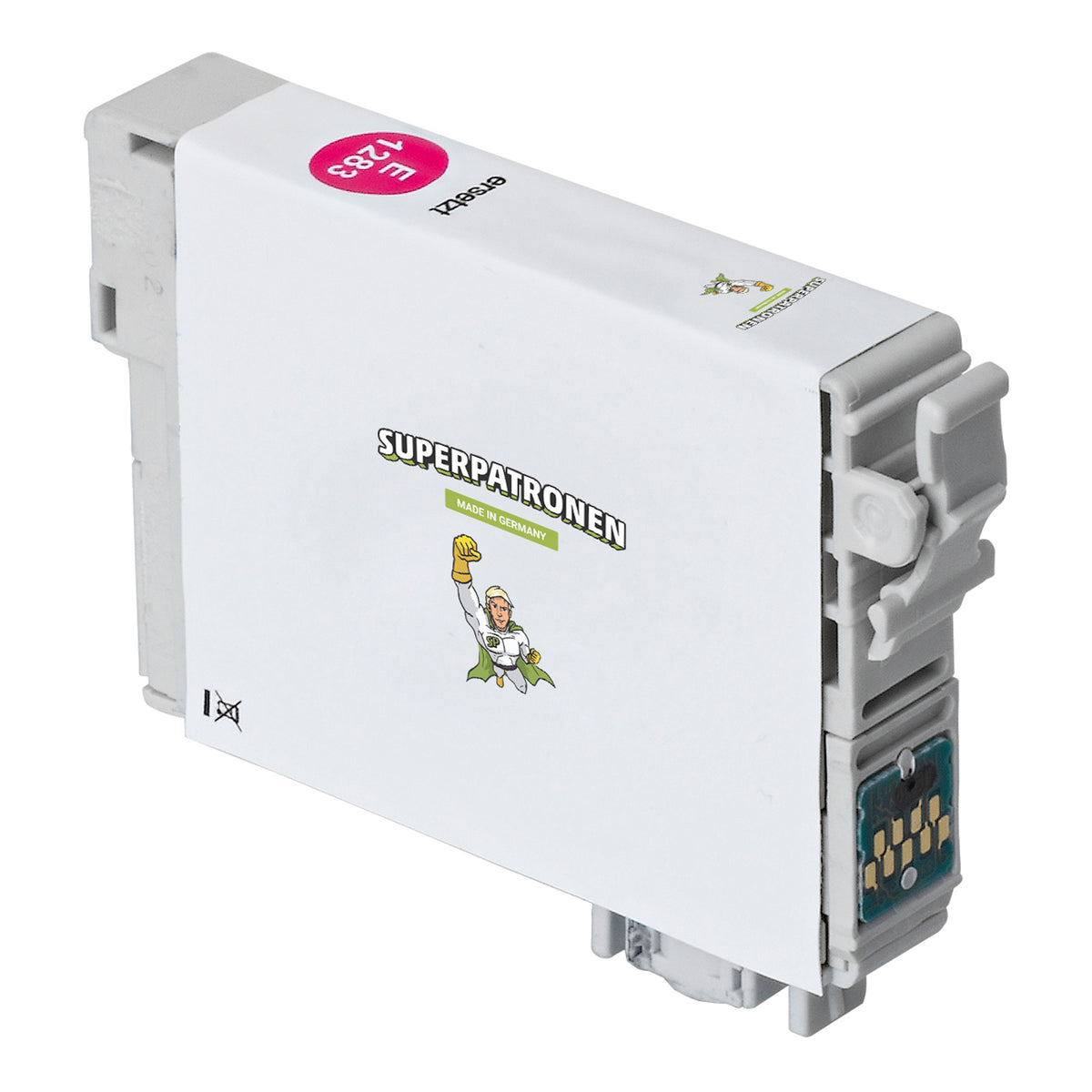 Kompatibel für Epson C13T12834011 / T1283 Tintenpatrone magenta, 140 Seiten, Inhalt 7,5 ml