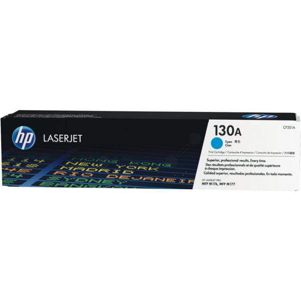 Original HP CF351A / 130A Toner-Kit cyan, 1.000 Seiten