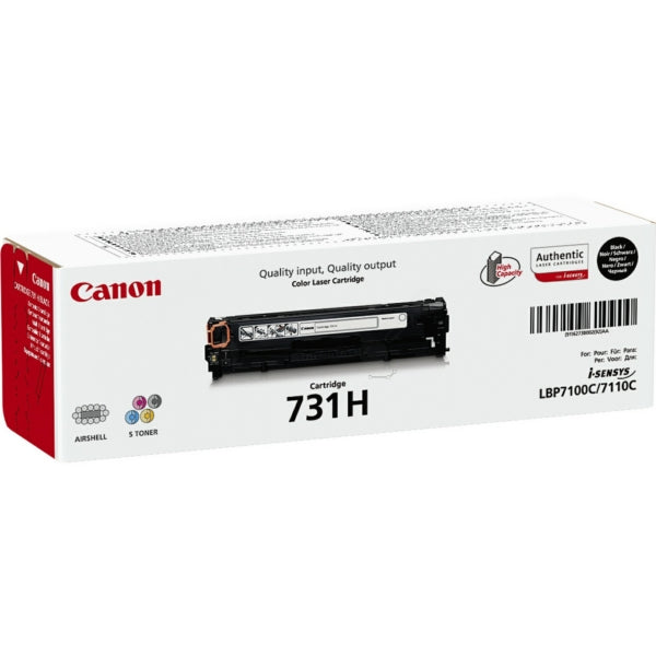 Original Canon 6273B002 / 731H Tonerkartusche schwarz, 2.400 Seiten