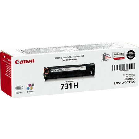 Original Canon 6273B002 / 731H Tonerkartusche schwarz, 2.400 Seiten