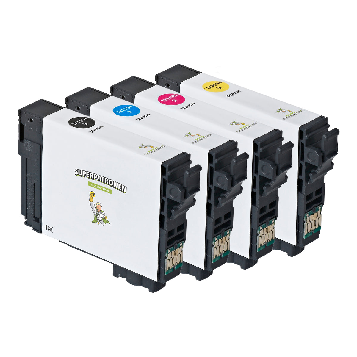 Kompatibel für Epson C13T16364010 / 16XL Tintenpatrone MultiPack Bk,C,M,Y XL, Inhalt 4 x 6,6ml