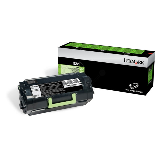 Original Lexmark 52D2000 / 522 Toner-Kit schwarz return program, 6.000 Seiten