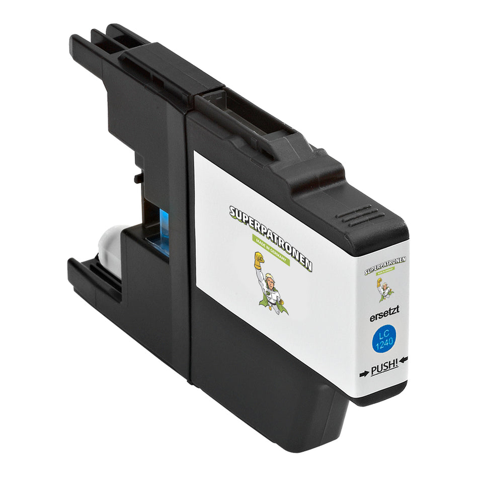 Kompatibel für Brother LC-1220C,LC-1240C Tintenpatrone cyan, 600 Seiten, Inhalt 7 ml