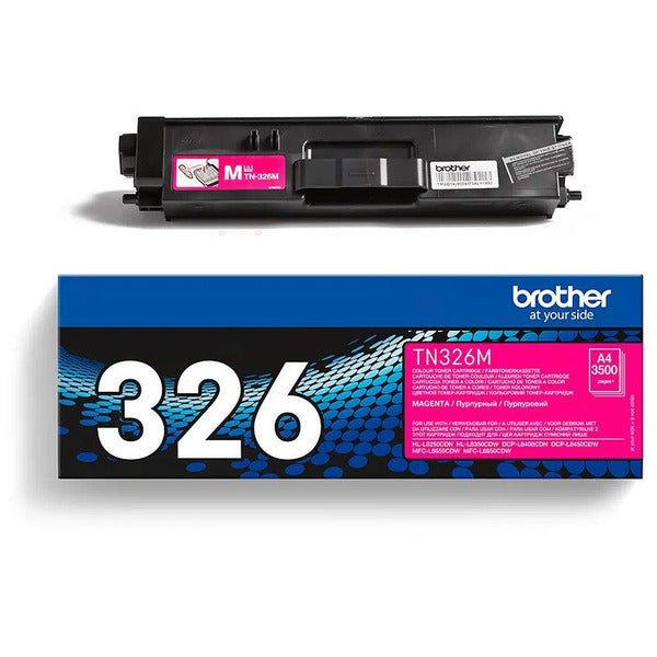 Original Brother TN-326M Toner-Kit magenta High-Capacity, 3.500 Seiten