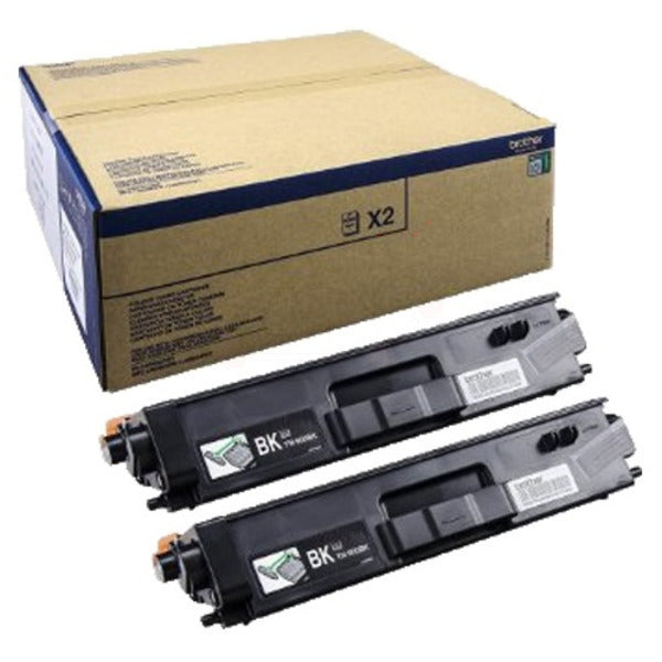 Original Brother TN-900BKTWIN Toner-Kit schwarz Doppelpack, 6.000 Seiten, Inhalt VE=2